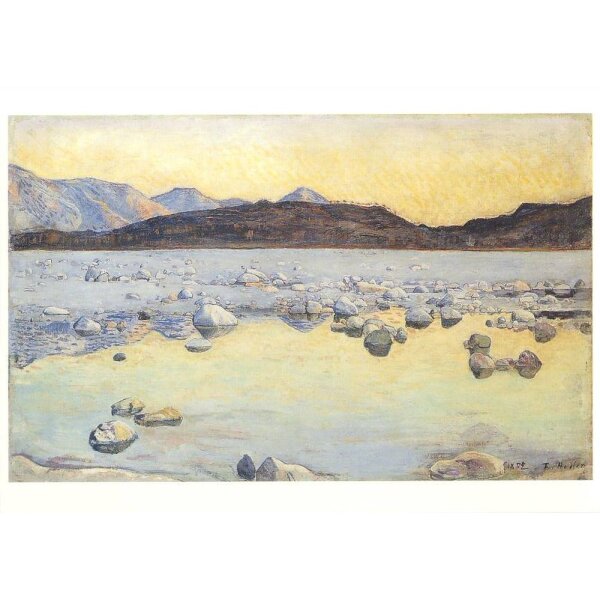 Ferdinand Hodler. Maggiadelta vor Sonnenaufgang, 1893