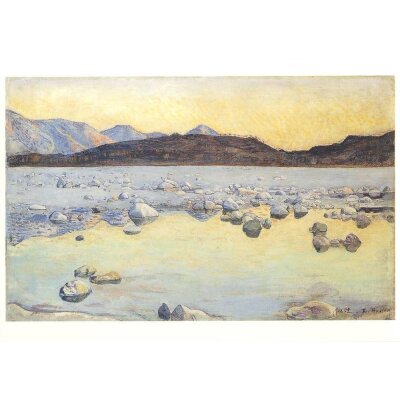 Ferdinand Hodler. Maggiadelta vor Sonnenaufgang, 1893