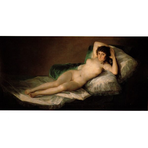 Francisco de Goya. Die nackte Maja
