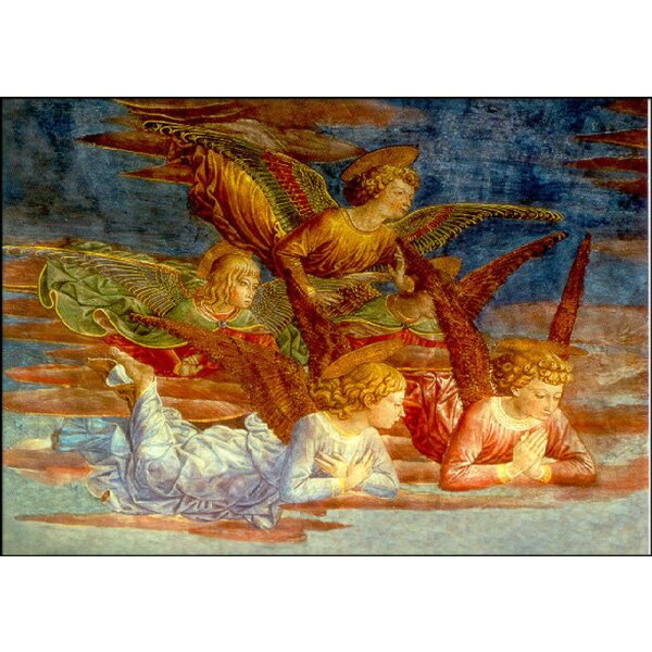 Benozzo Gozzoli. Engel, Ausschnitt