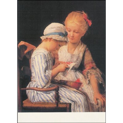 Albert Anker. Die Strickerinnen, 1875