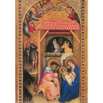 Crocifissi, Simone. Geburt Christi, um 1380