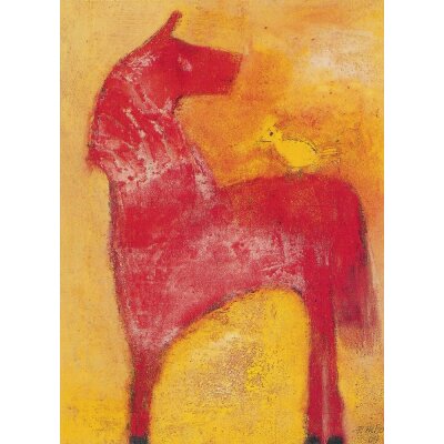 Philip Nelson. Rotes Pony mit Vogel, 2004