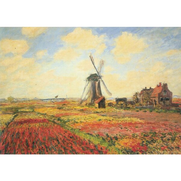 Claude Monet. Tulpenfeld in Holland, 1886