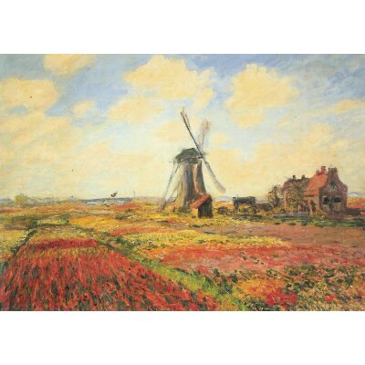 Claude Monet. Tulpenfeld in Holland, 1886