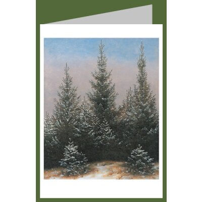 Caspar David Friedrich. Fichtendickicht im Schnee, 1828. DK