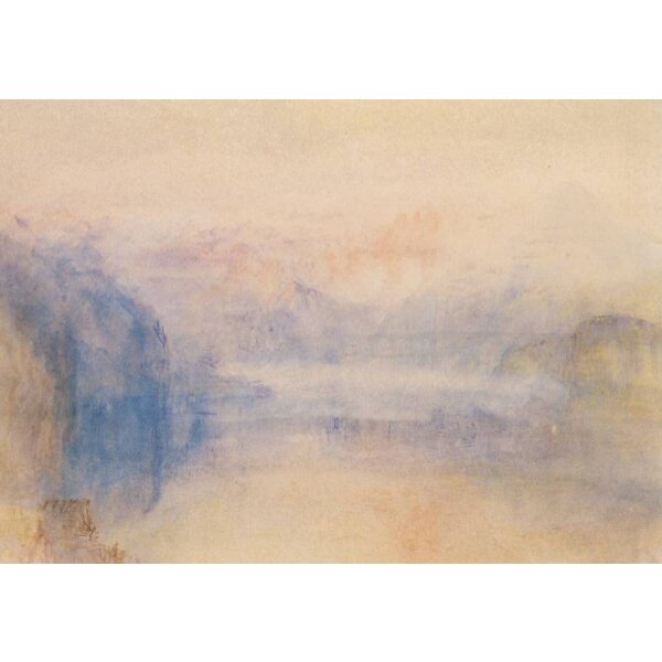 Joseph Mallord William Turner. Vierstättersee, Sonnenunterg.