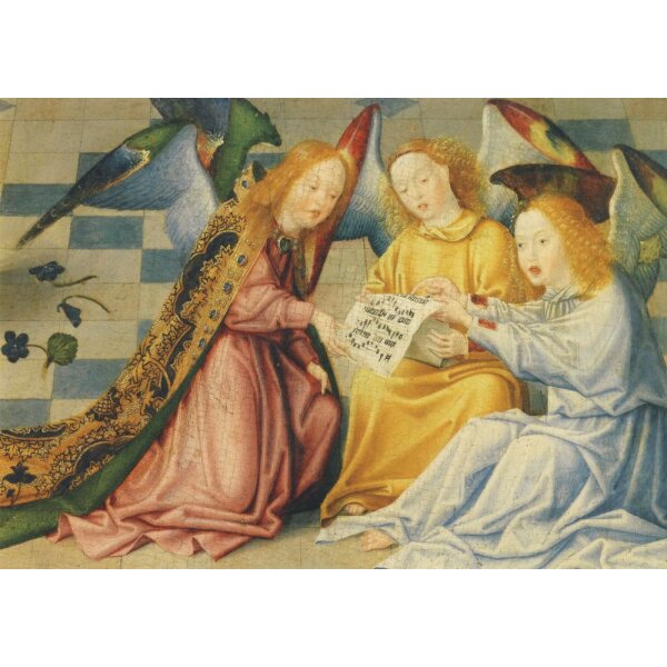 Meister von Notnamen. Drei Engel, vor 1475/80