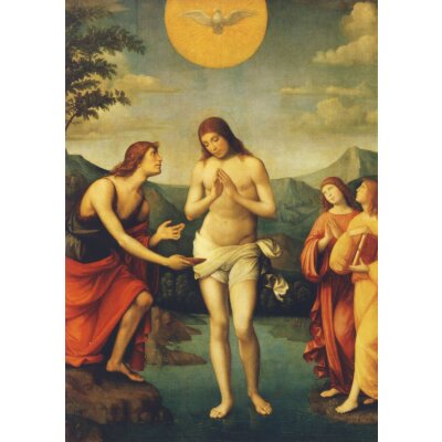 Francesco Francia. Die Taufe Christi, 1509