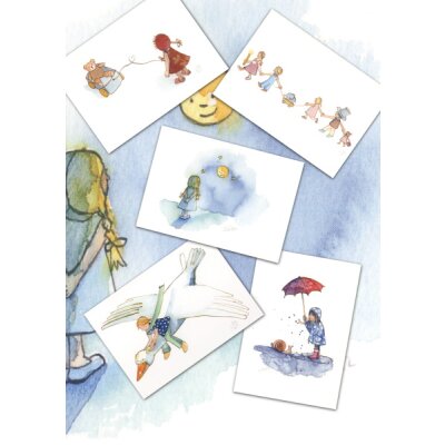 Set "Kinder I" mit 5 verschiedene Karten
