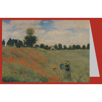 Claude Monet. Les Coquelicots, Mohnblumen, 1873