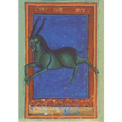 Liber Astrologiae, 14. Jh. Steinbock
