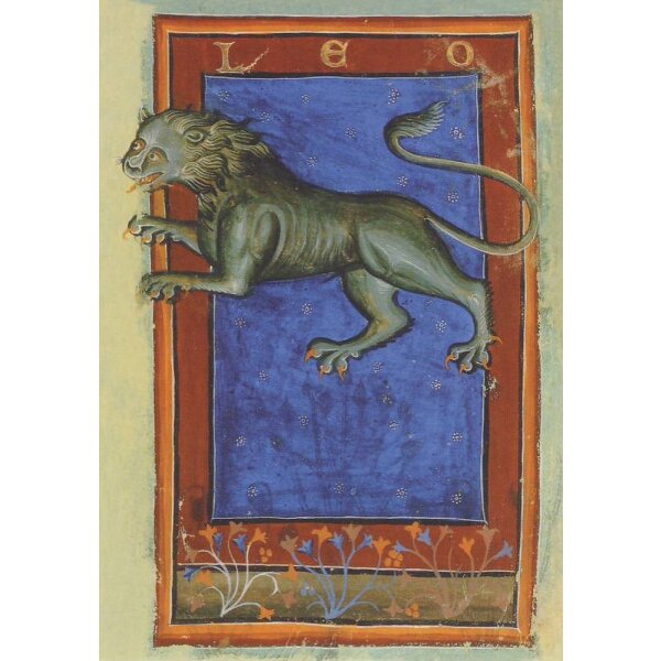 Liber Astrologiae, 14. Jh. Löwe