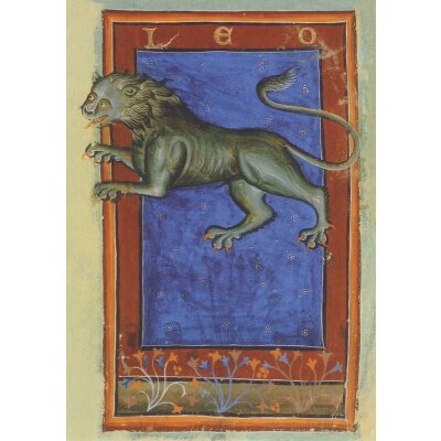 Liber Astrologiae, 14. Jh. Löwe
