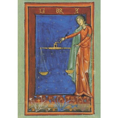 Liber Astrologiae, 14. Jh. Waage