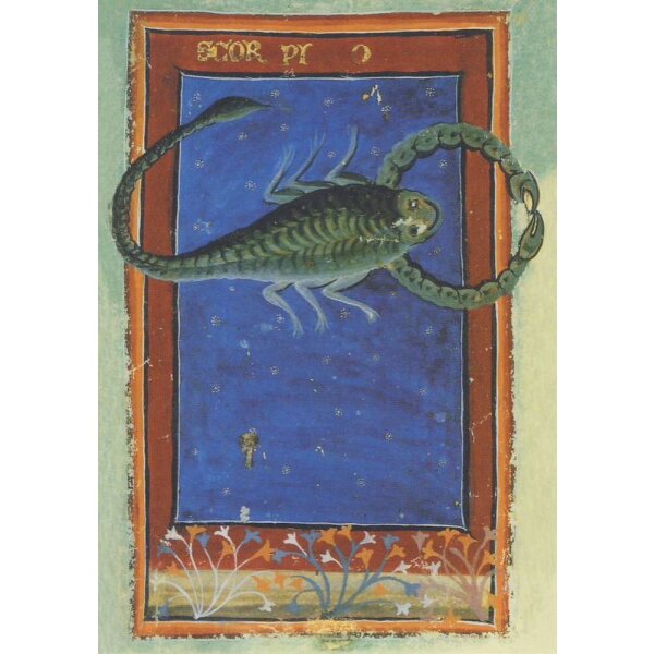 Liber Astrologiae, 14. Jh. Skorpion