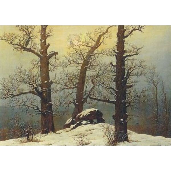 Caspar David Friedrich. Hünengrab im Schnee, um 1807