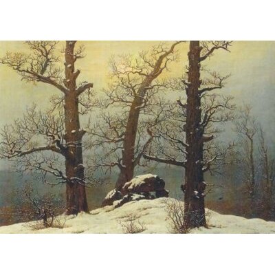 Caspar David Friedrich. Hünengrab im Schnee, um 1807