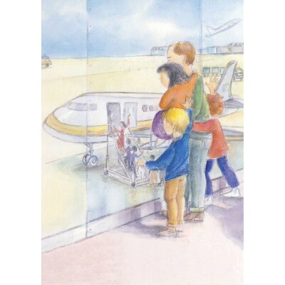 Johanna Schneider. Mama fliegt nach England - Am Flughafen