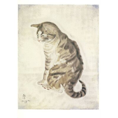 Tsugouharu Leonard Foujita. Katze