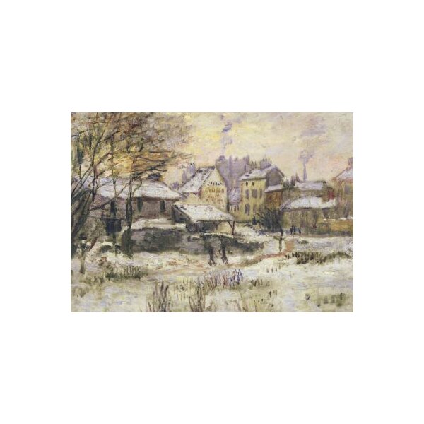 Claude Monet. Sonnenuntergang im Schnee, 1875