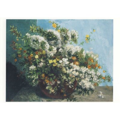 Gustave Courbet. Blütenzweige und Blumen, 1855