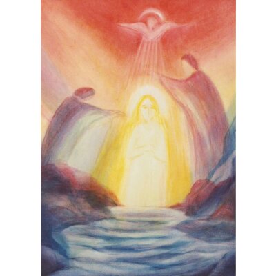 Else Friedrichs. Taufe Christi, 1946