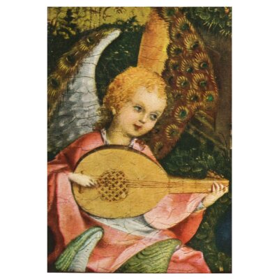 Stefan Lochner. Maria in der Rosenlaube - Laute...