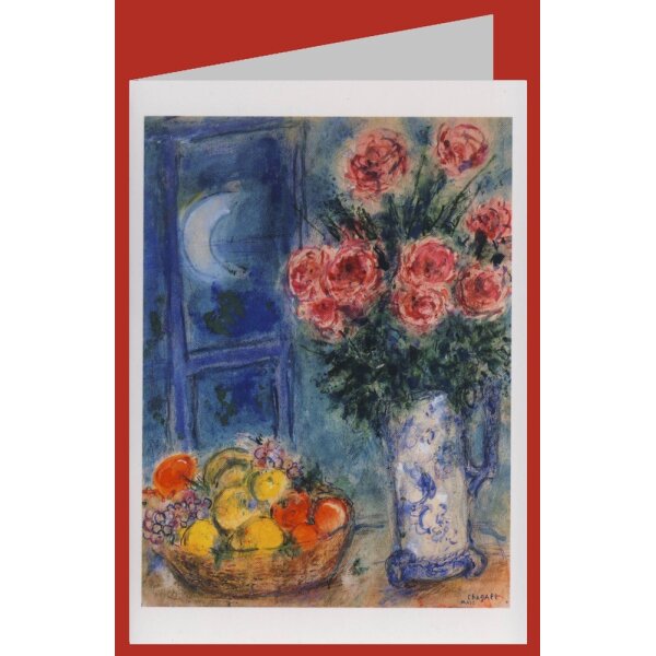 Marc Chagall. Blumenstrauß und Früchte, 1956/57