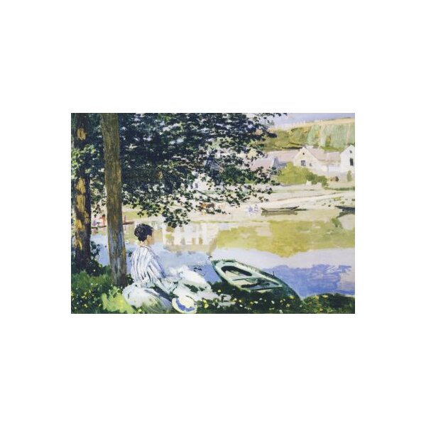 Claude Monet, Am Ufer der Seine bei Bennecourt, 1868