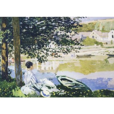 Claude Monet, Am Ufer der Seine bei Bennecourt, 1868