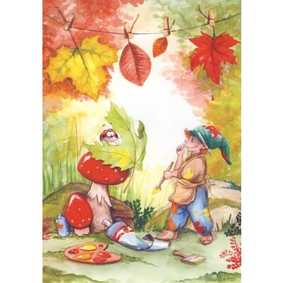 Franziska Ludwig. Zwerg Wunschbunt im Herbst