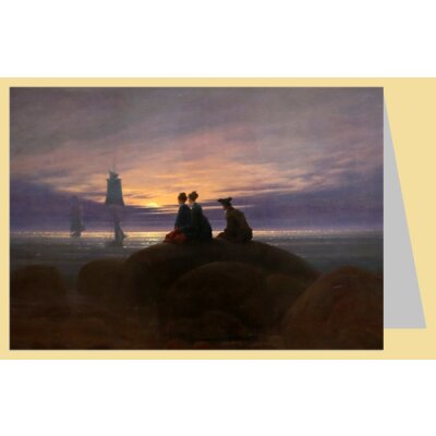 Caspar-David Friedrich. Mondaufgang am Meer, 1822