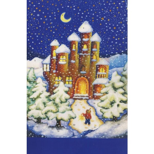 Effi Spalinger. Weihnacht im Schloss, 47x31cm.