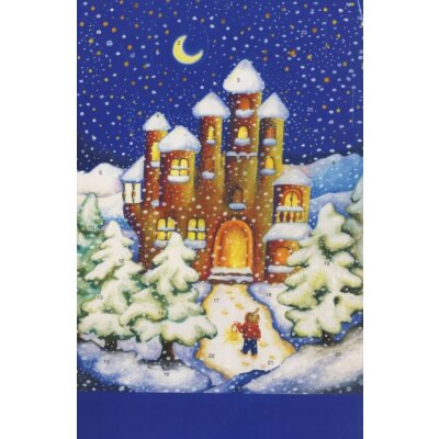 Effi Spalinger. Weihnacht im Schloss, 47x31cm.