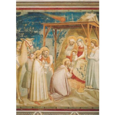 Giotto di Bondone. Anbetung der Koenige. KK