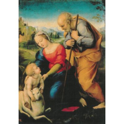 Raffael. Die Heilige Familie mit dem Lamm, 1507