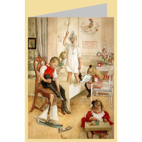 Carl Larsson. Am Morgen des Weihnachtstages, 1894