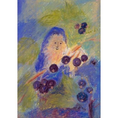 Elke Bühler. Versteckt im Cassis-Strauch.