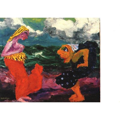 Emil Nolde. Begegnung am Strand, 1920