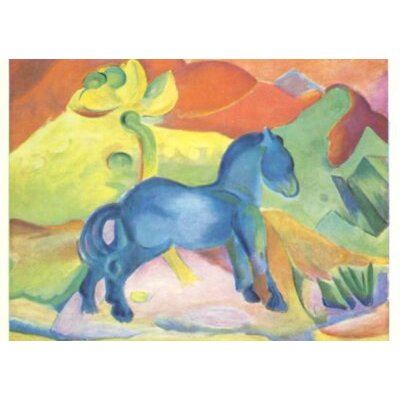 Franz Marc. Blaues Pferdchen