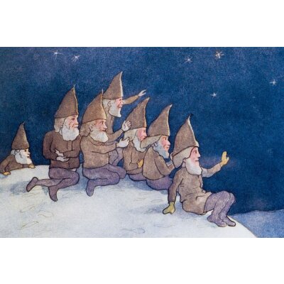Ernst Kreidolf. Weihnachten, Ausschnitt