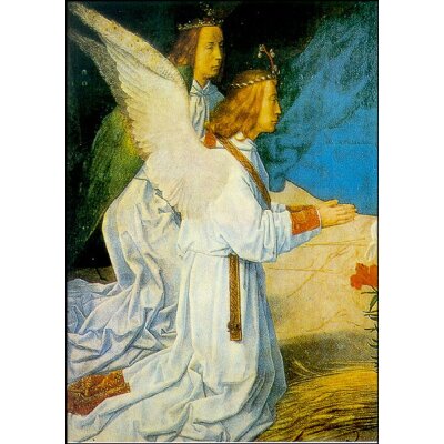Hugo van der Goes. Zwei betende Engel, Portinari-Altar