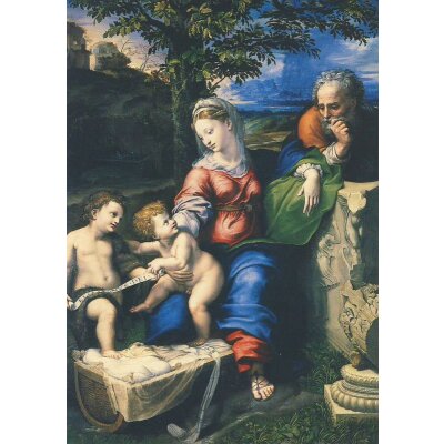 Raffael. Madonna della Quercia, um 1518/19