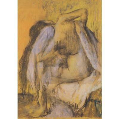 Edgar Degas, Das Wannenbad, Frau sich abtrocknend, um 1889