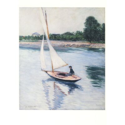 Gustave Caillebotte. Segelboot auf der Seine bei Argenteuil