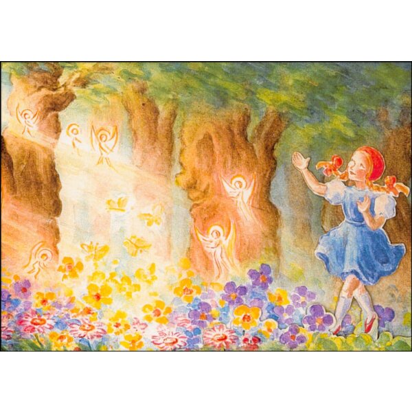 Hilde Langen. Rotkäppchen im Wald