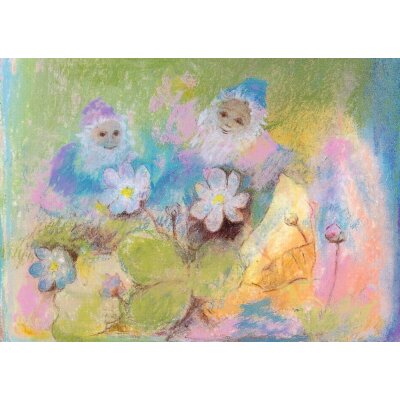 Elke Bühler. Zwerge bei den Blumen