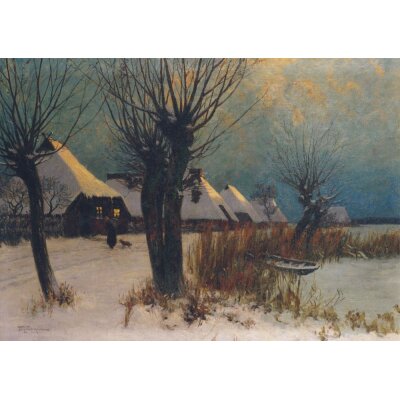 Wachenhusen, Friedrich. Winter am Bodden
