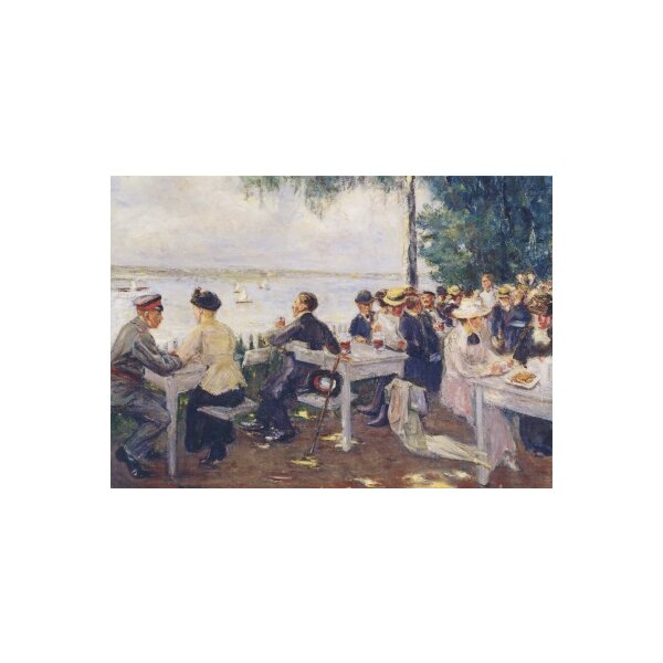 Max Liebermann, Gartenlokal an der Havel - Nikolskoe, 1916